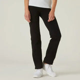 Domyos Women's Cotton Gym Pant 500 - Black Domyos
