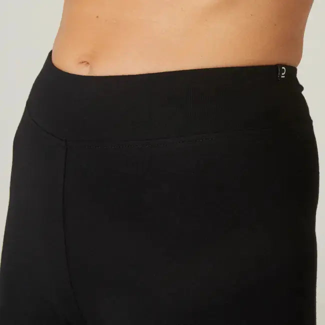Domyos Women's Cotton Gym Legging 500 - Black Domyos