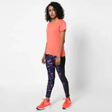 Domyos Women Polyester Basic Gym T-Shirt - Pink Domyos