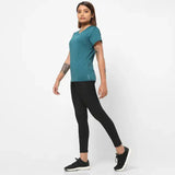 Domyos Women Polyester Basic Gym T-Shirt - Green Domyos