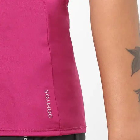 Domyos Women Polyester Basic Gym T-Shirt - Fuchsia Domyos