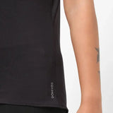Domyos Women Polyester Basic Gym T-Shirt - Black Domyos
