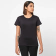 Domyos Women Polyester Basic Gym T-Shirt - Black Domyos