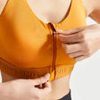 Domyos Large High-Support Fitness Bra 920 - Ochre Domyos