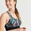 Domyos Medium Support Sports Bra - Reptile Print Domyos