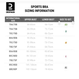 Domyos Medium Support Sports Bra - Black Print Domyos