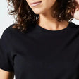 Domyos Women's Fitness T-Shirt 500 Essentials - Black Domyos