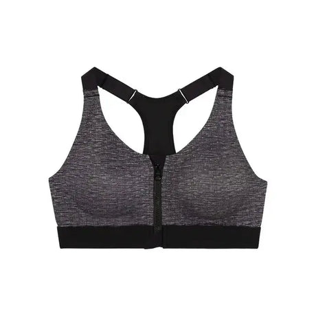 Domyos Women Gym Bra High Support Plus Size 920 Grey Domyos