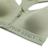 Domyos Large High-Support Fitness Bra 920 - Green Domyos