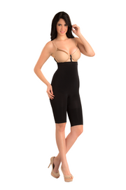 Omtex Spark High Waist and Full Thigh Shaper | Black | KIBI Sports