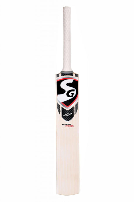 SG Thunder Striker Traditionally Shaped English grade 6 Willow Cricket Bat (Leather Ball) - KIBI SPORTS