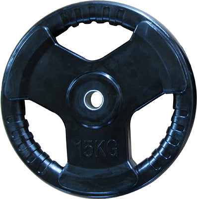 Cosco Rubber Weight Plate with Metal Insert, 15 Kg | KIBI Sports
